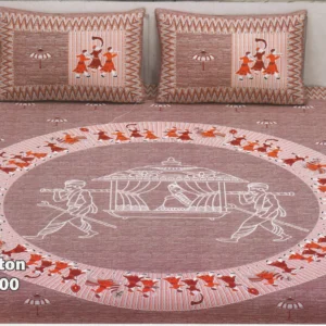 Embroidered Cotton Bedspread Set