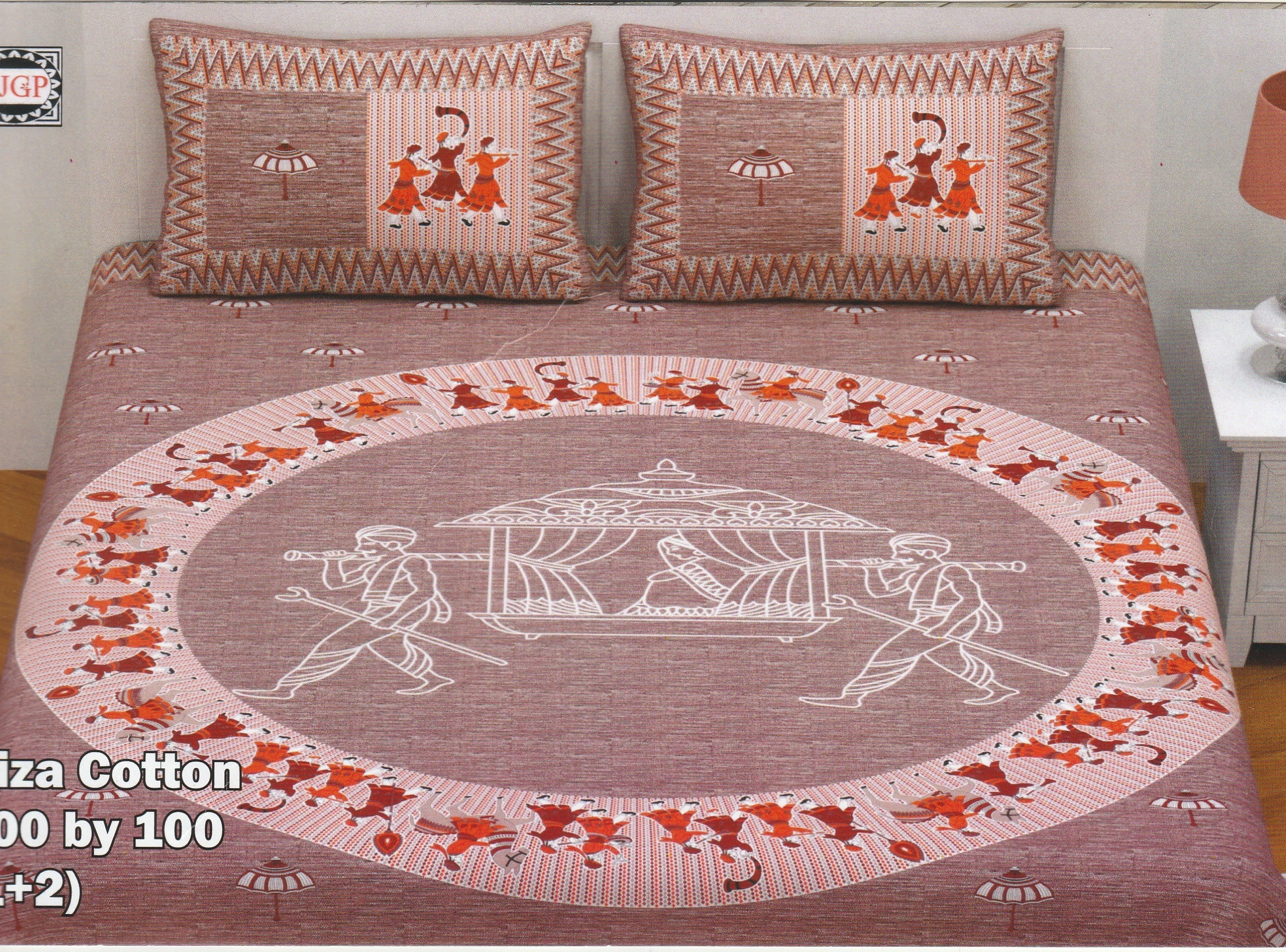 Ethnic Embroidered Cotton Bedspread, Embroidered Cotton Bedspread Set, Traditional Bedding Delhi, Soft and Decorative Sheet, ethnic embroidered bedspread, traditional cotton bedding, decorative sheet