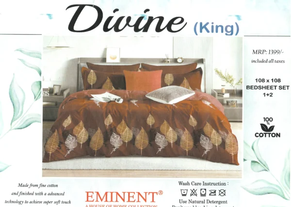 Divine King Size Bedsheet Set