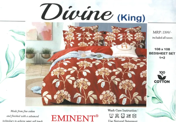 Divine King Bedsheet Set